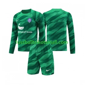 Fußballtrikots Atlético Madrid Torwart Kinder 2023-2024 Langarm Auswärts-trikot kaufen